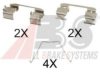 HONDA 45012820000 Accessory Kit, disc brake pads
